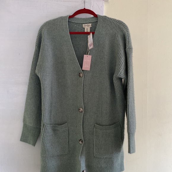 Jessica Simpson Beautiful Plush Button Down Long Cardigan New With Tags - Picture 11 of 12